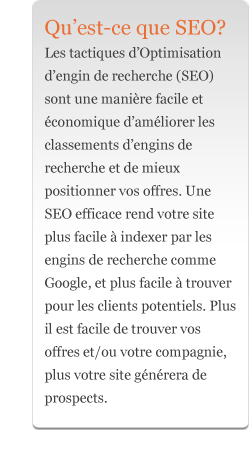 Qu'est-ce que le SEO?