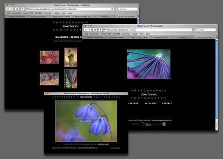 Dave Farrant Photography Web site