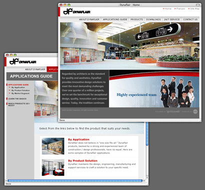 Dynaflair Website
