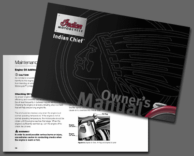 Indian Chief Owner's Manual